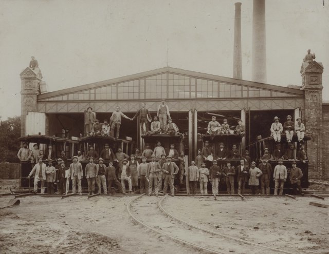 Bauarbeiter 1898